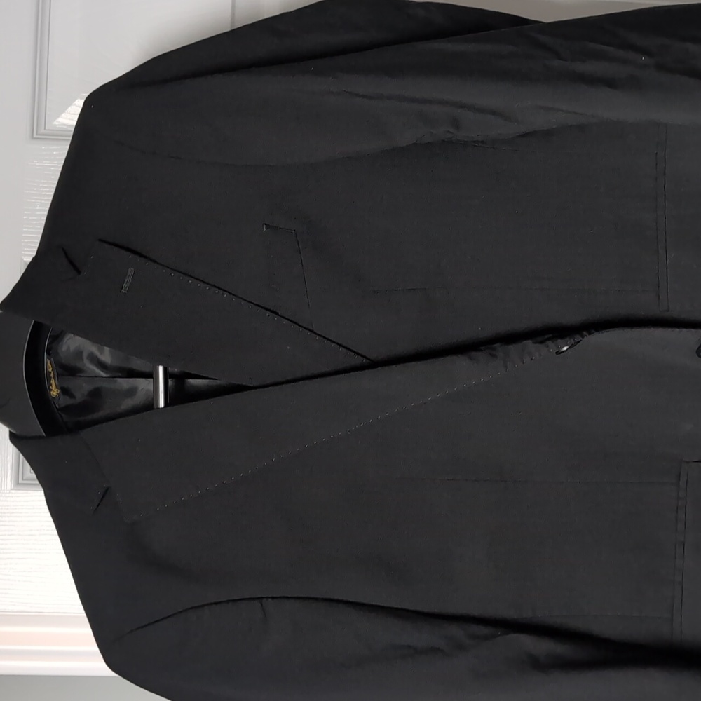Enrico Coveri Italian Black sports jacket / blazer single breasted 2 button.